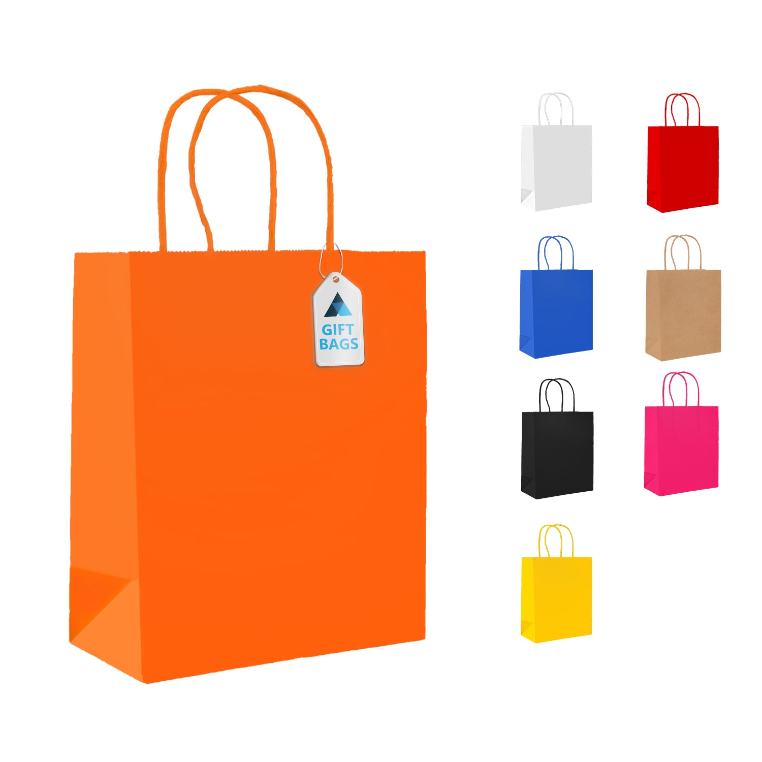 Small Paper Twist Handle Bags 18x9x22cm