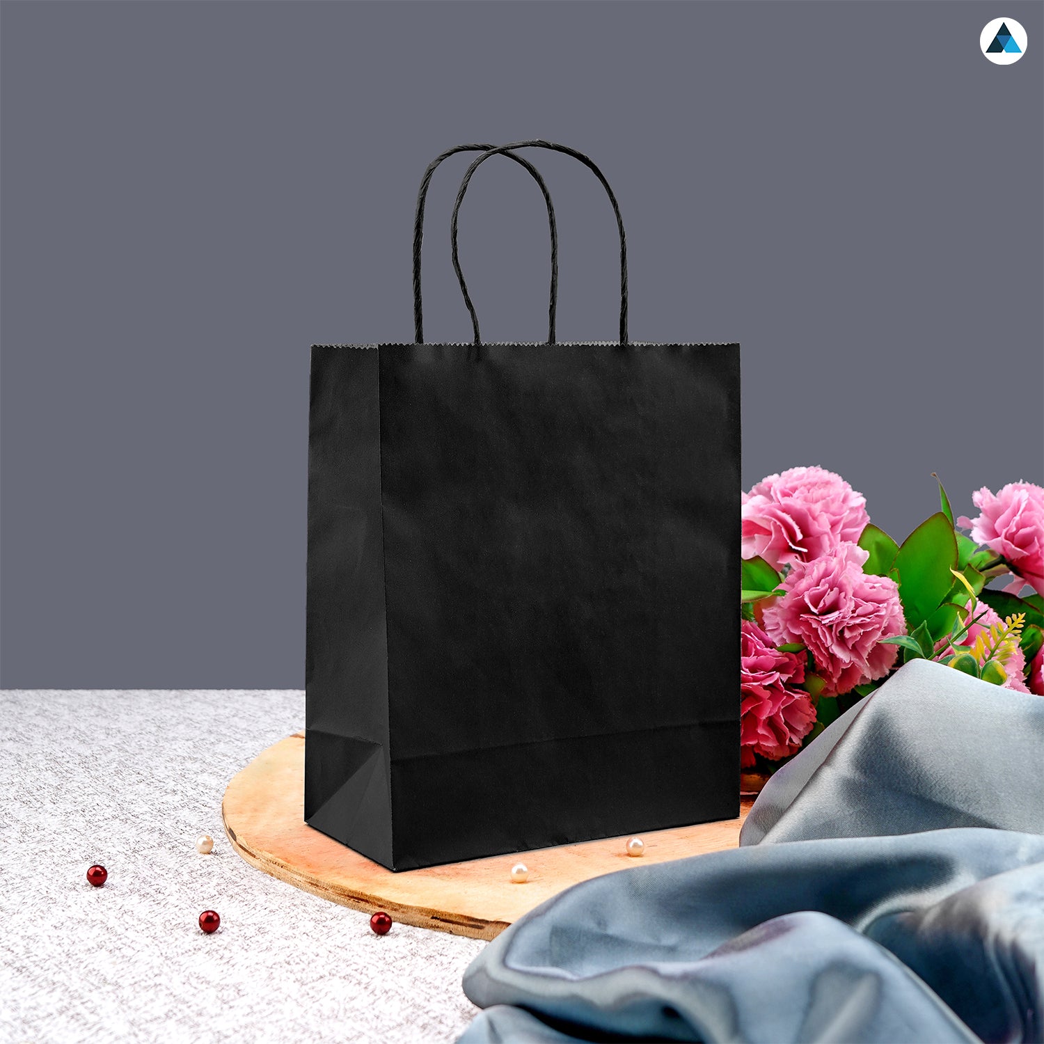 Small Paper Gift Bags with Strong Twist Handle Party Bags 18x9x22cm