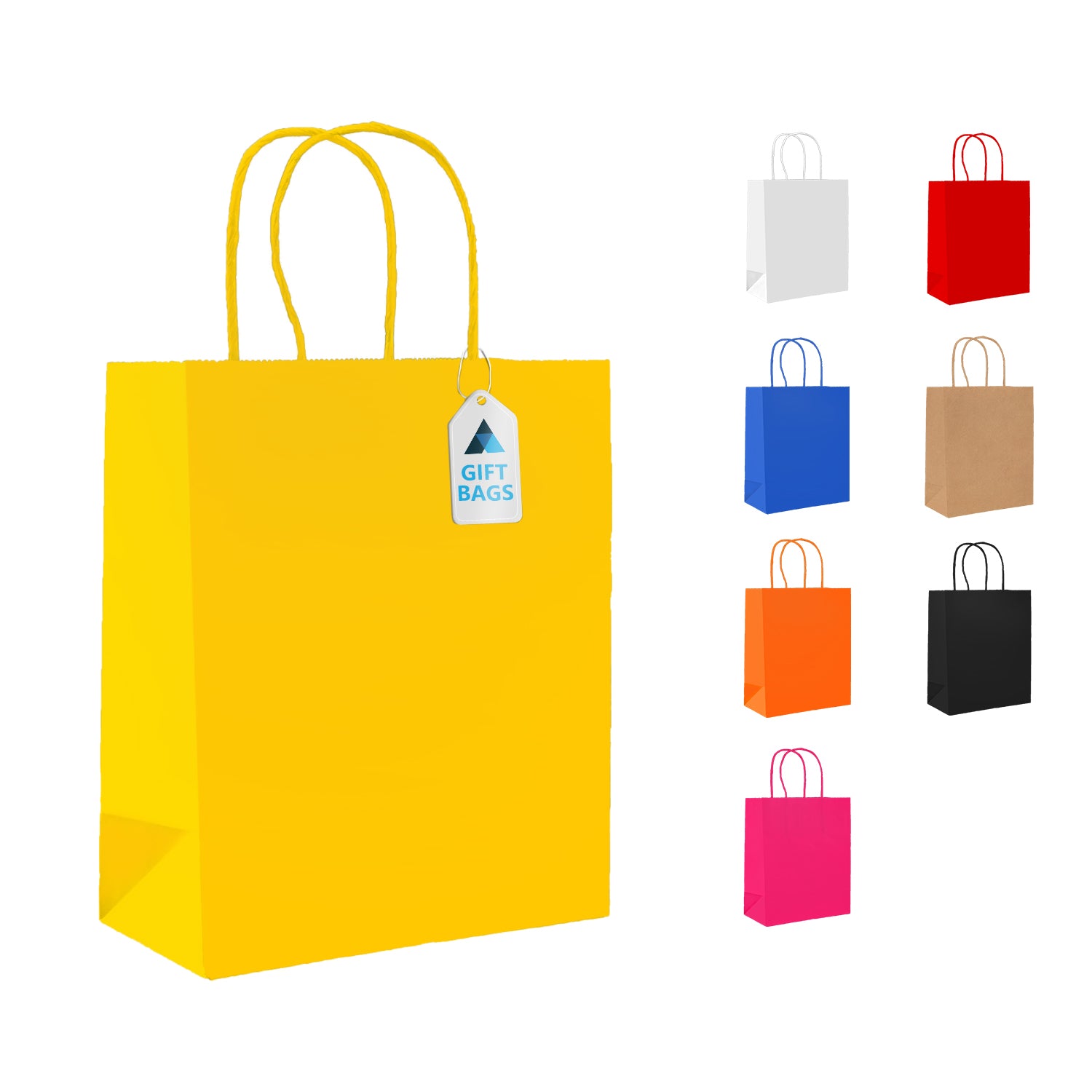 Small Paper Twist Handle Bags 18x9x22cm