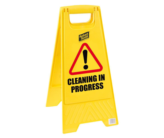 Picture of A-Frame Safety Sign Yellow