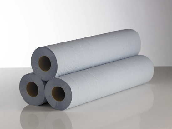 Picture of Blue Hygiene Roll 12" (2ply, 100 Sheets, Pack of 12)