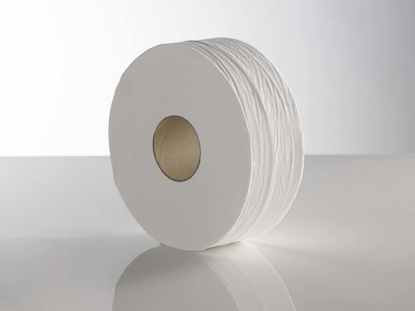 Picture of White Mini Jumbo Roll (2ply, 145m, Pack of 12)