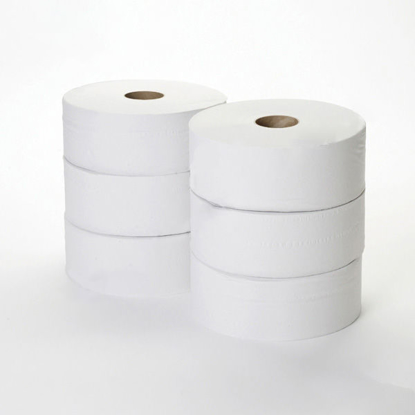 Picture of White Standard Jumbo (2ply, 400m, 57mm, Pack of 6)
