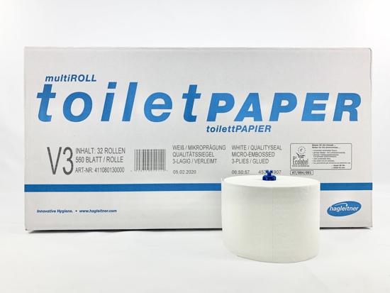 Picture of Xibu Toilet Paper 560 sheets White V3 (3ply, Pack of 32)