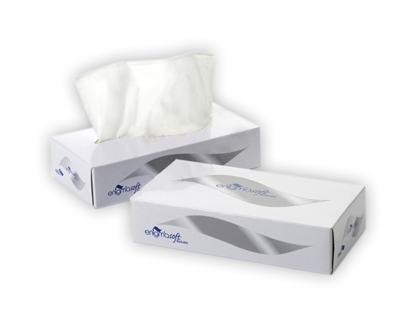 Picture of White Pop Up Facial Tissues (2Ply, 100 Sheets, Pack of 36)