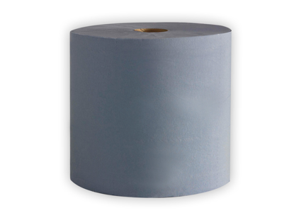 Picture of Blue Centerfeed Rolls (1ply, 18gsm, 400m x 18cm, Pack of 6)