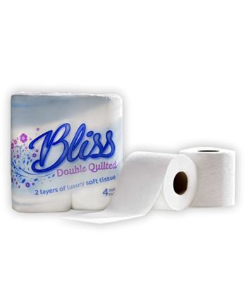 Picture of BLISS/LUXE Bathroom Tissue Roll (2ply, 19gsm, 10 Pack of 4 Pieces)