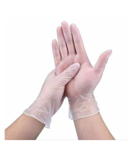Picture of Clear Vinyl Powder Free Gloves XLarge (10 Packs of 100 Pieces)