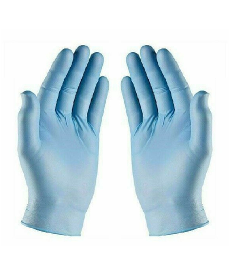 Picture of Blue Nitrile Powder Free Multi-Purpose Gloves Small (10 Box of 100 pcs)