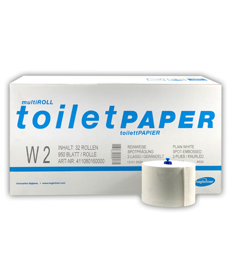 Picture of Xibu Toilet Paper Roll 950 sheets White W2 (2ply, Pack of 32)