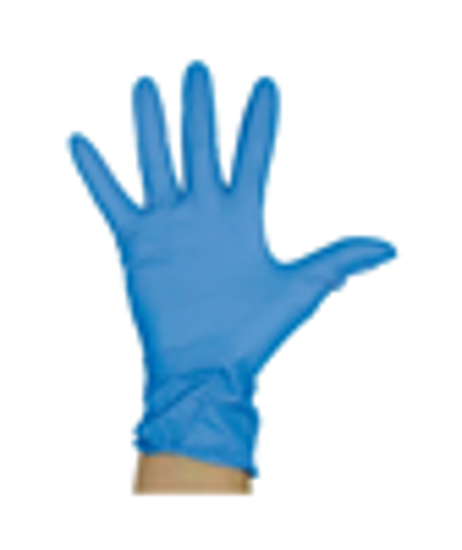 Picture of Blue Vinyl Powder Free Gloves