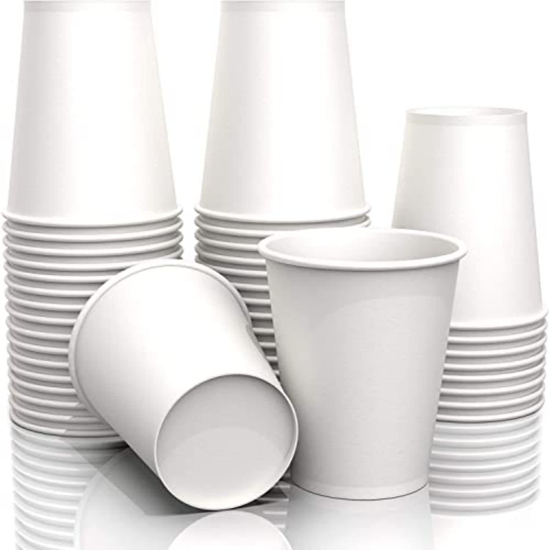 Picture of Double Wall Disposable Paper Cups with & without Lids | Size 8oz & 12oz